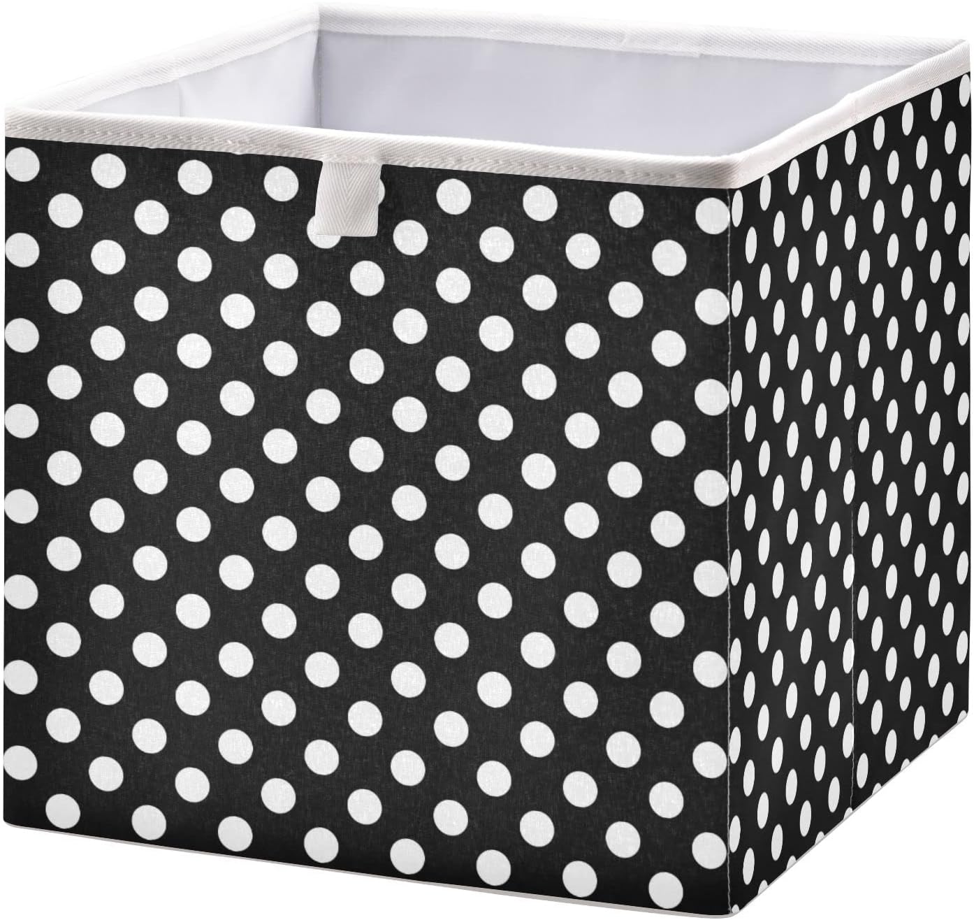 CaTaKu Polka Dot Storage Cubes Organizer Bins, 11 inch