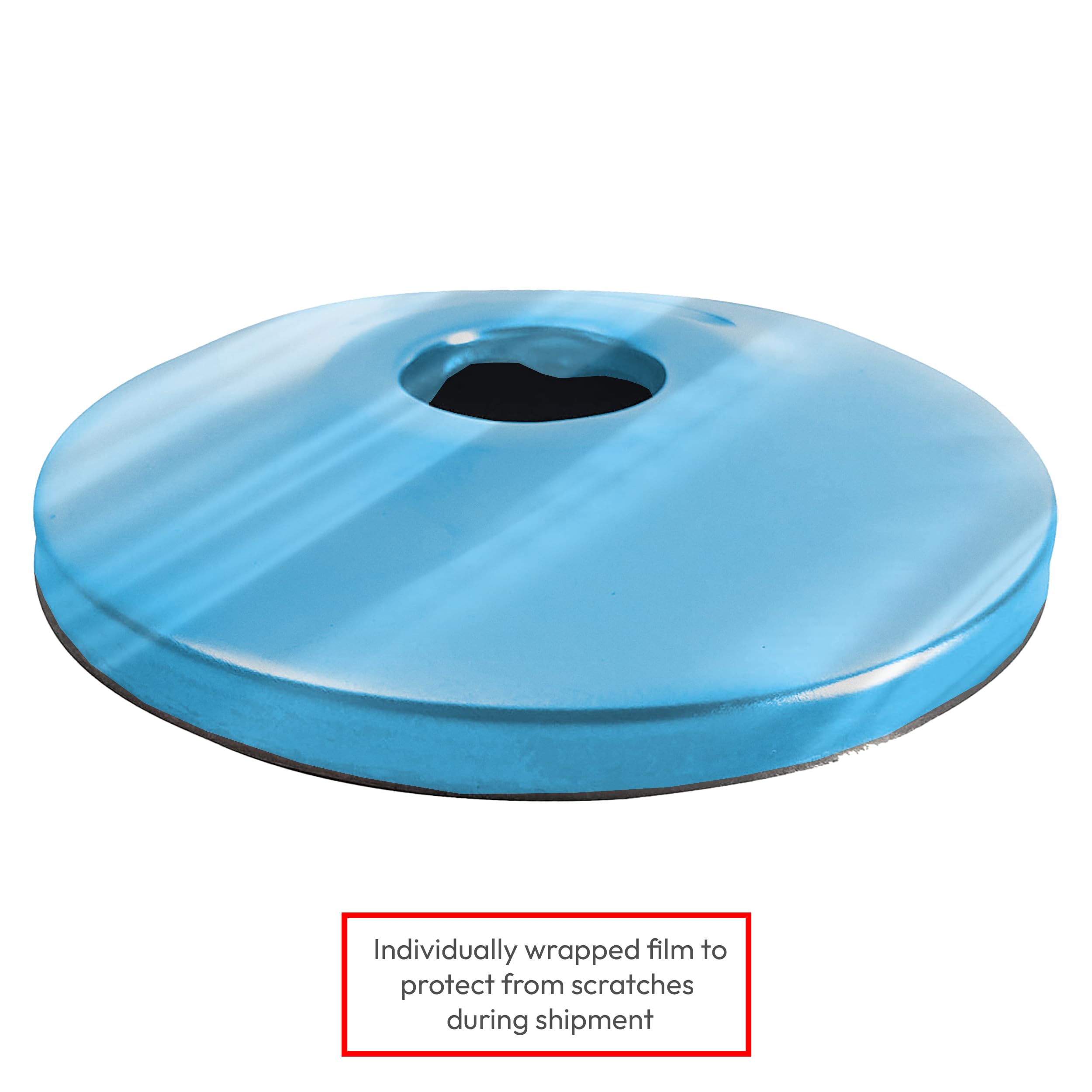 Chrome Escutcheon Plates - 10 Pack -2 Chrome Escutcheon Plates - 10 Pack -2