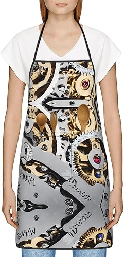 Miniatura 3 de Cool Steampunk Gears Apron,Printed Apron, Chef Pron,Home Cooking Apron
