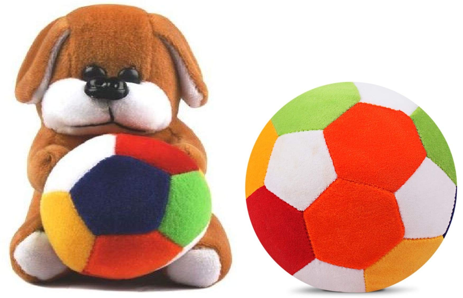 Babique Ball & Dog Combo Stuffed Soft Toy Plush for Kids Baby Boy Girl Birthday (19cm & 11cm) (B08LTFWJJF) Amazon Price History, Amazon Price Tracker