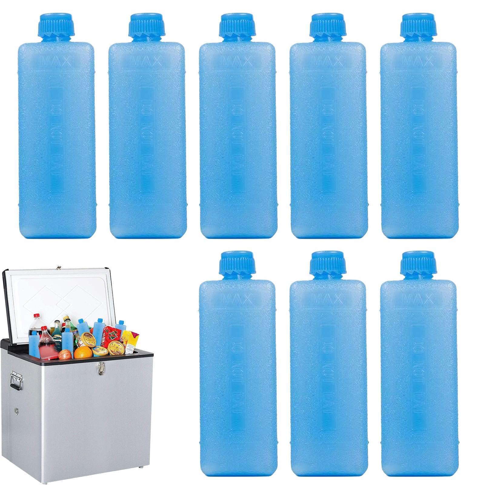 8 pezzi Ghiaccioli Per Raffrescatore, 110ml Mattonelle Ghiaccio Riutilizzabili, ventilatore aria condizionata scatola di cristallos ghiaccio, Pacchetti Refrigeranti per Uso Domestico e All'aperto