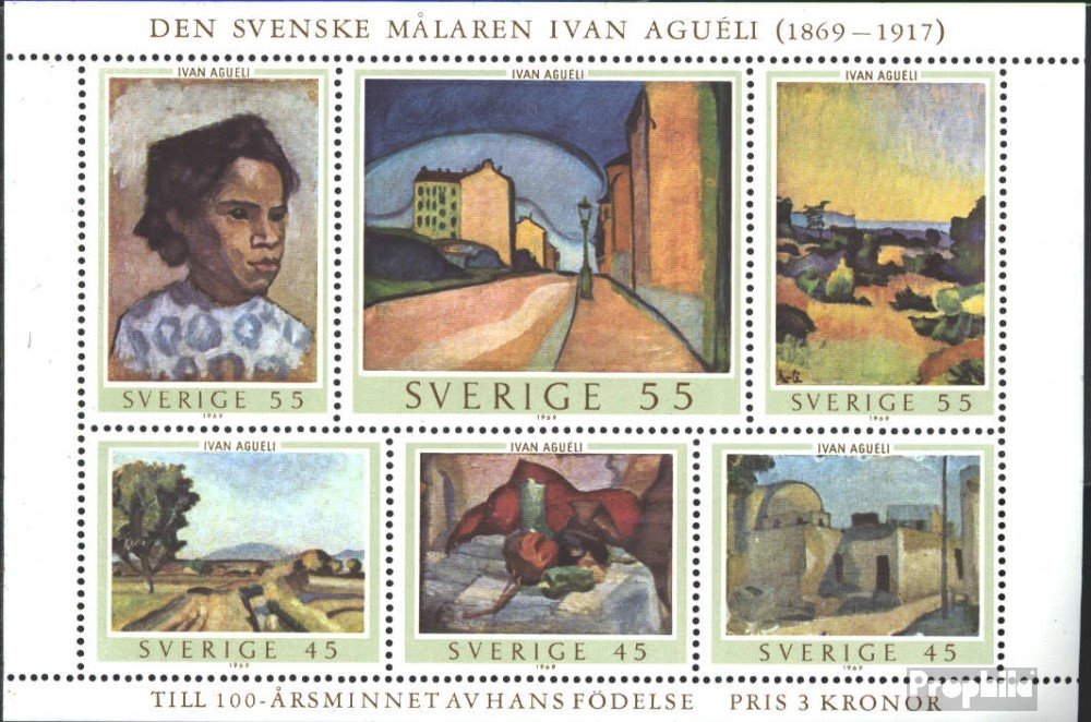 Timbre Suède 1982 Orchidées - Bloc 10 Complet Neuf Avec Gomme Originale, Collection Philatélie