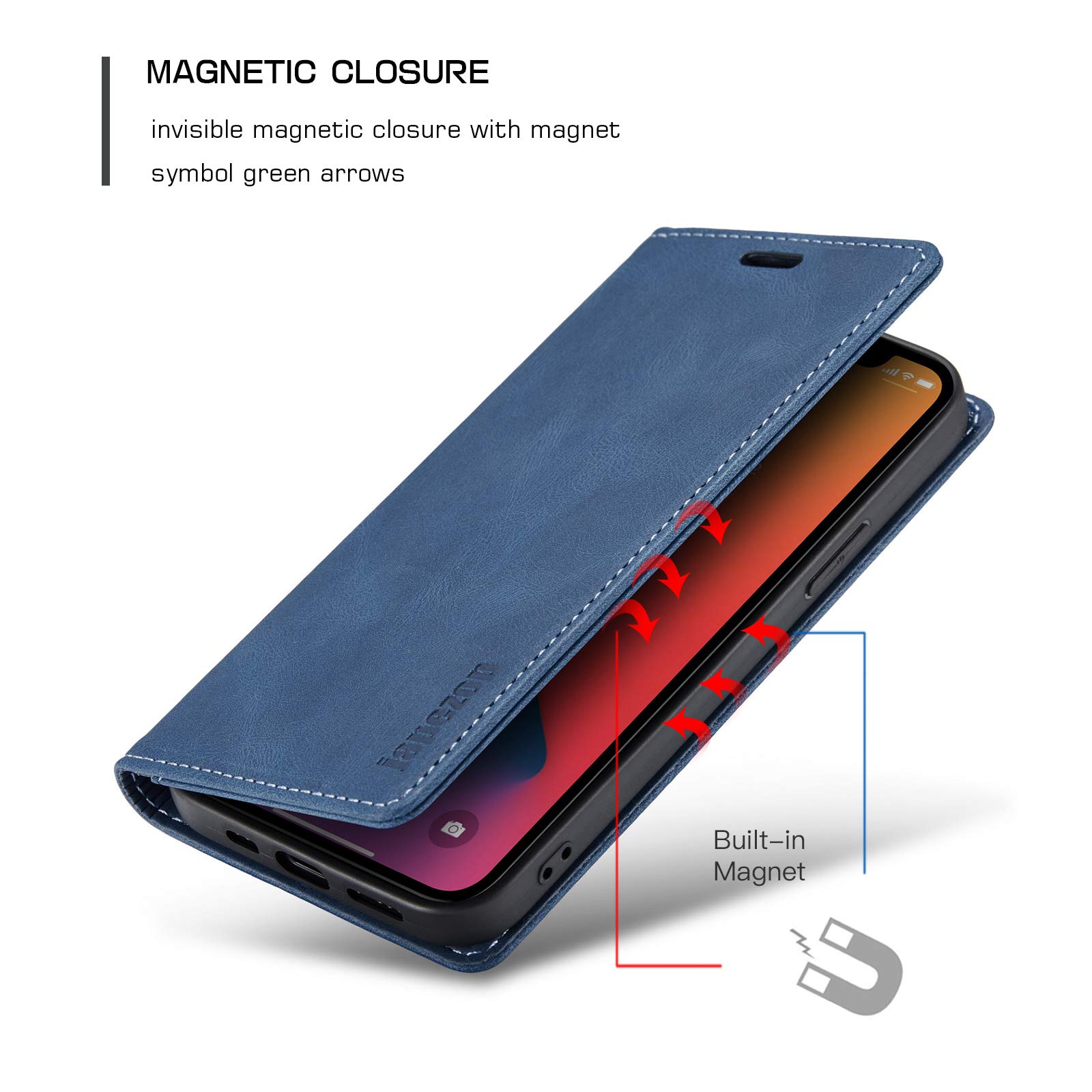 Amazon.com: japezop iPhone 12 Case,iPhone 12 Wallet Case with