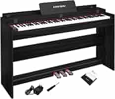 訳ありセール❣ 電子ピアノ 88鍵盤 ハンマーアクション ペダル付き 1346 Amazon | KIMFBAY 電子ピアノ 88鍵盤 ハンマーアクション鍵盤