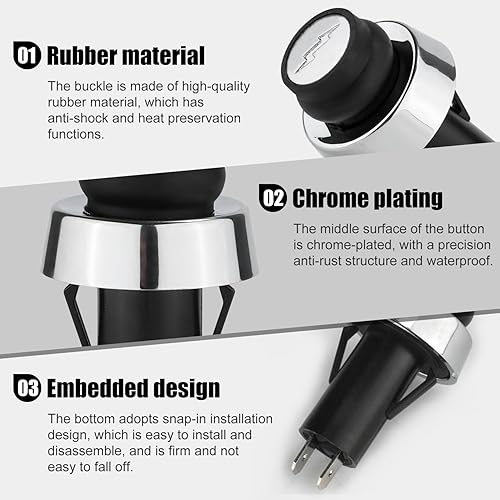 Miniatura 4 de Encendedor GS4 para Weber, botón pulsador de encendido de parrilla/interruptor de repuesto/accesorios compatibles con Weber 66220 GS4, Genesis II,