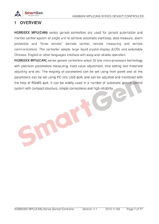 HGM9310MPU Generator Controller, Schedule Function, Real-time Clock, Event logs