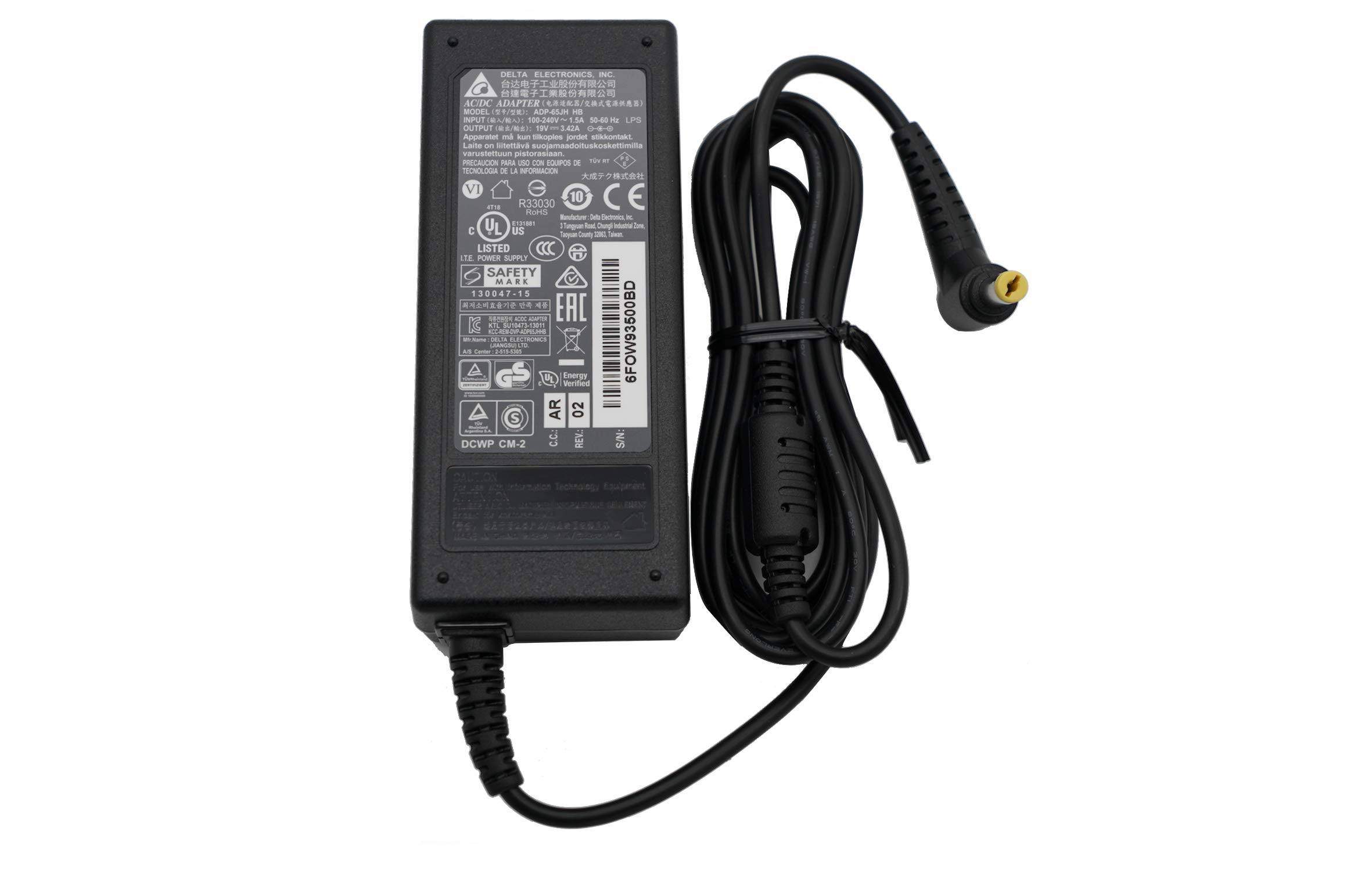 Amazon.co.jp: DELTA 65W ACアダプター Acer エイサー 交換用 19V 3.42