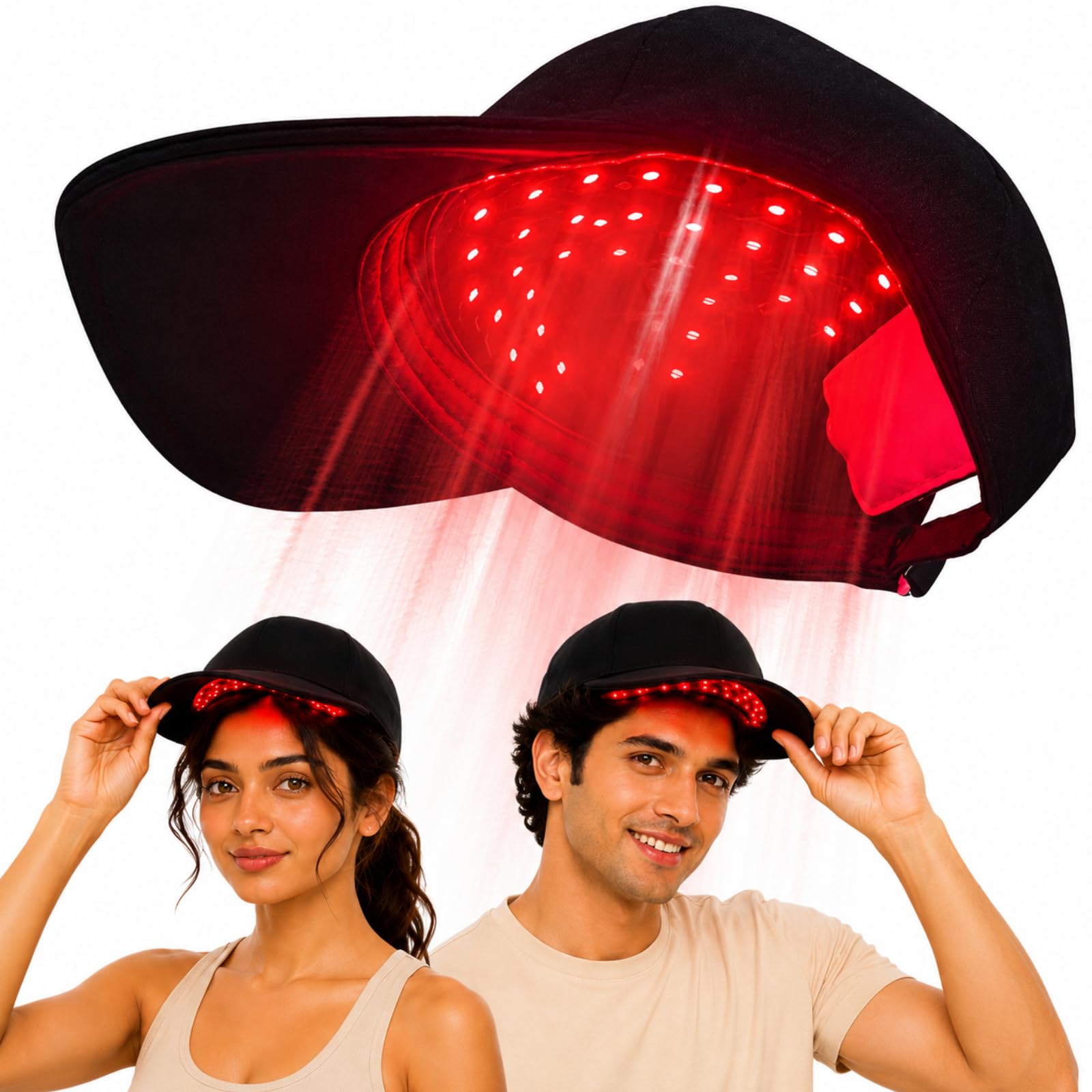 LumiScalp- Red Light Therapy Cap for Hair Growth | Reactivate Dormant Follicles | Wireless & Discreet | For Men & Women | Auto Session, Non-Invasive & Drug-Free Solution-image-31