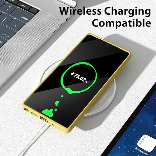 Miniatura 7 de oakxco Funda de silicona líquida diseñada para Samsung Galaxy Note 20Note 20 5G, bonita funda delgada y delgada de goma TPU suave para mujeres y