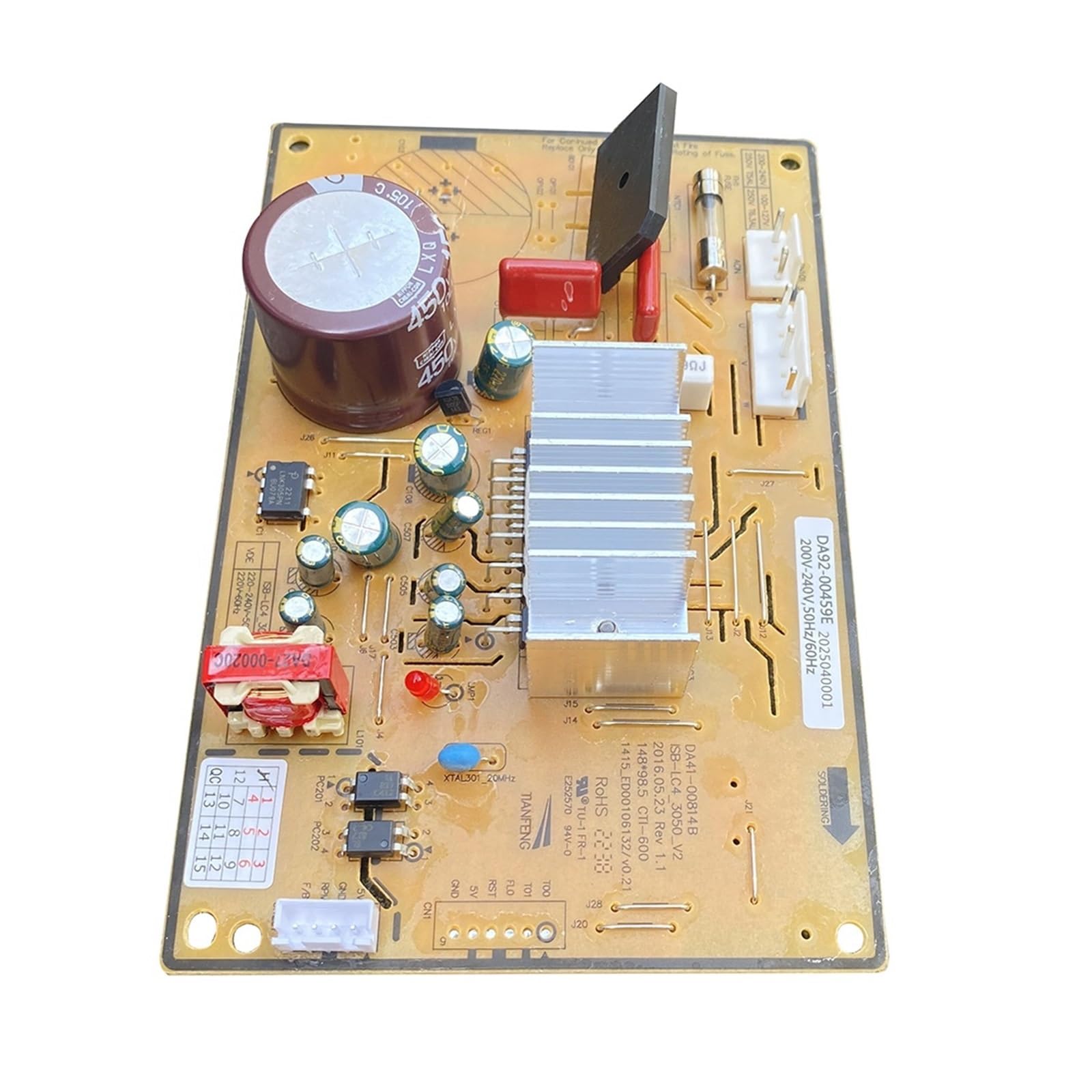 Refrigerator Motherboard Compatible with DA92-00459E DA92-00459A，DA41-00814B DA41-00814C Refrigerator Board Fridge Motherboard Freezer Parts