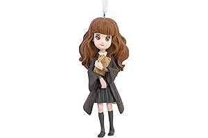 Hermione Granger and Book Christmas Ornament