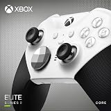 Xbox Elite Bluetooth Wireless Controller Series 2 - Core Edition (White) For PC, Series X|S, One, Windows 10, Mobile - 7