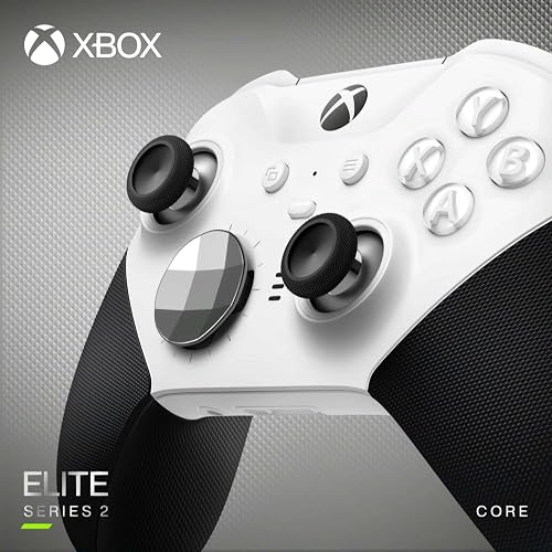 Xbox Elite Bluetooth Wireless Controller Series 2 - Core Edition (White) For PC, Series X|S, One, Windows 10, Mobile - 7