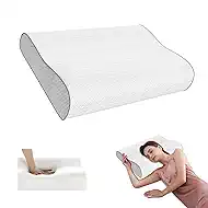 Cervical Pillow for Neck Pain Relief, Memory Foam Pillow, Ergonomic Adjustable Contour Bed Pillow for Side, Back & Stomach Sleepers (1, 23.6 * 15.7inch)