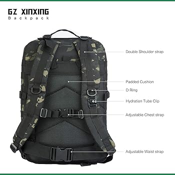 Amazon.co.jp: GZ XINXING ミリタリー タクティカル バック