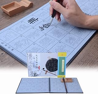 Tianjintang Zhang Qian Stele å¼ è¿ç¢‘ Rewritable No Ink Chinese Calligraphy Water Writing Book Set for Beginner/Student/Adults 4-Packs