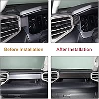 Vista 5 de Aunginsy Tiras de Panel de Tablero de Control Central Compatibles con Toyota Tundra/Sequoia 2022-2025 Moldura de Tablero de Consola Central de Coche