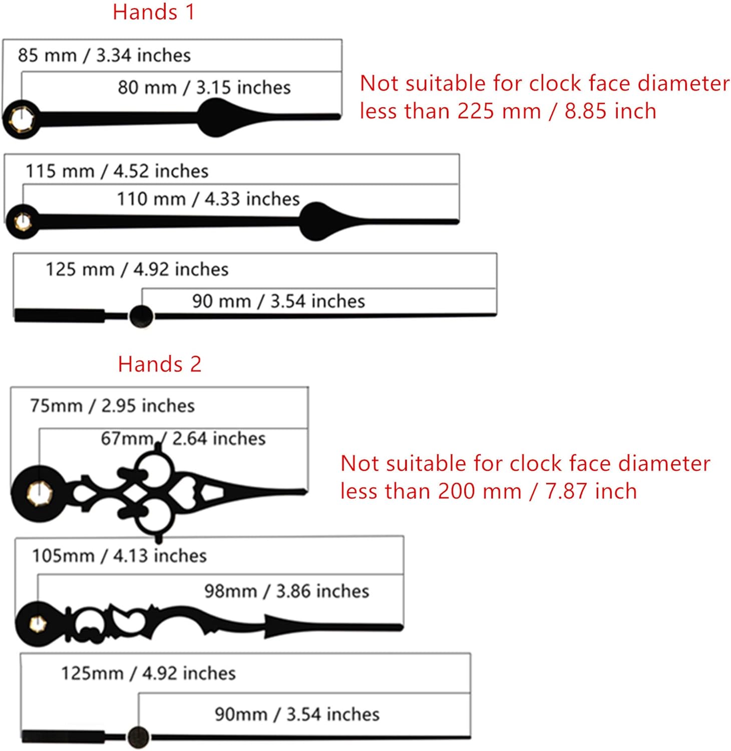 TIKROUND Youngtown 12888 Step Quartz Movement Repair Part with Hour Trigger Switch.7/64 Inch Maximum Dial Thickness, 17/32 Inch Total Shaft Length. B Hands