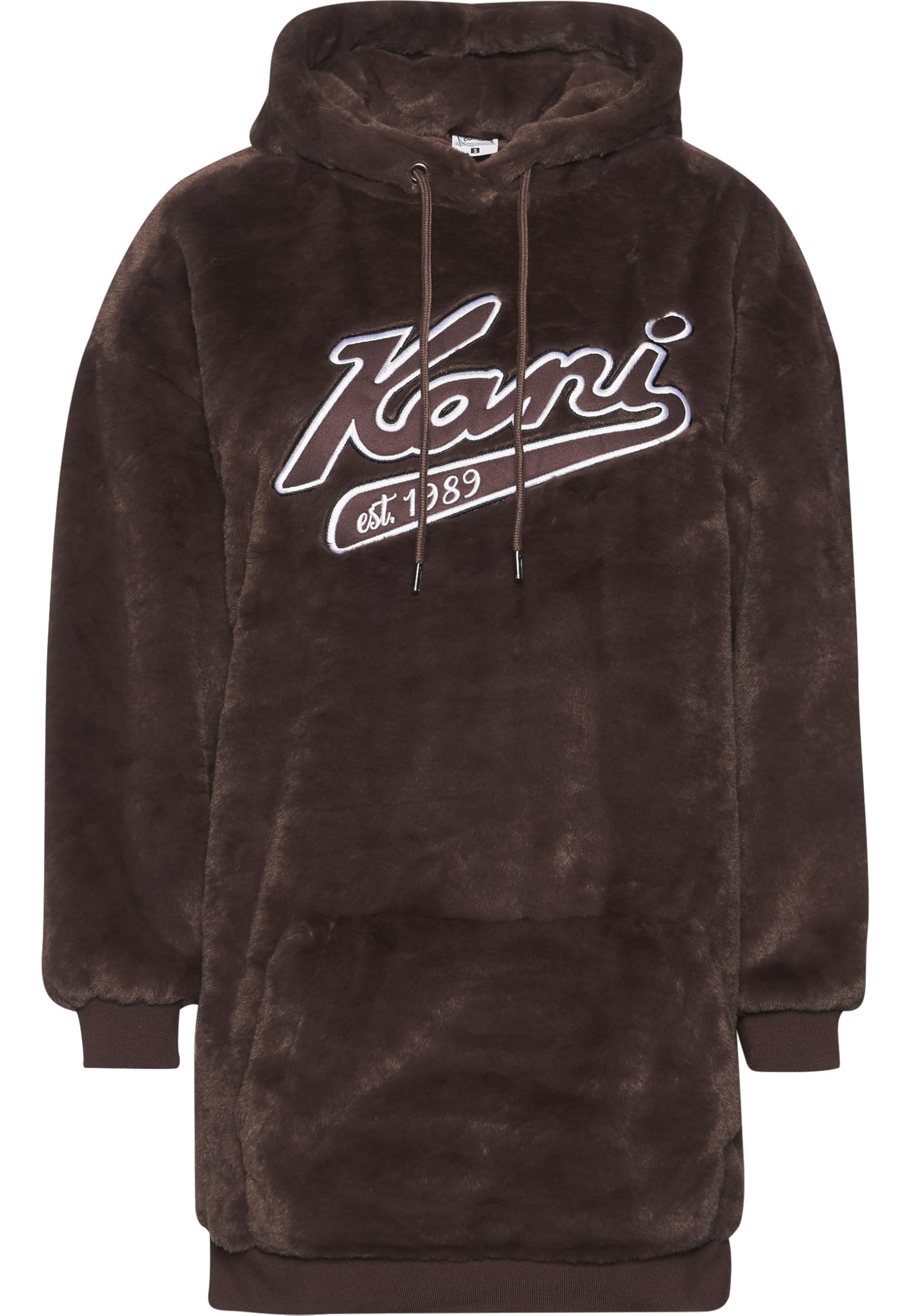 Karl Kani KW234-039-2 KK Varsity Robe à capuche végétalienne pour femme
