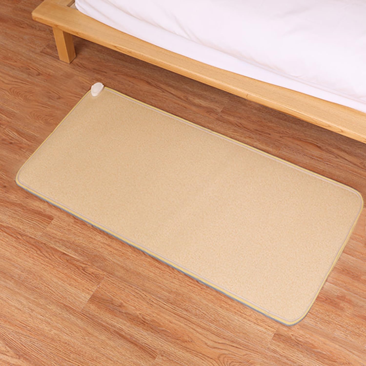 Tappetino scaldapiedi elettrico riscaldato 80x200 cm, tappetino da yoga con temperatura regolabile, coperta riscaldante per dita dei piedi a riscaldamento rapido per casa e ufficio, comfort accog