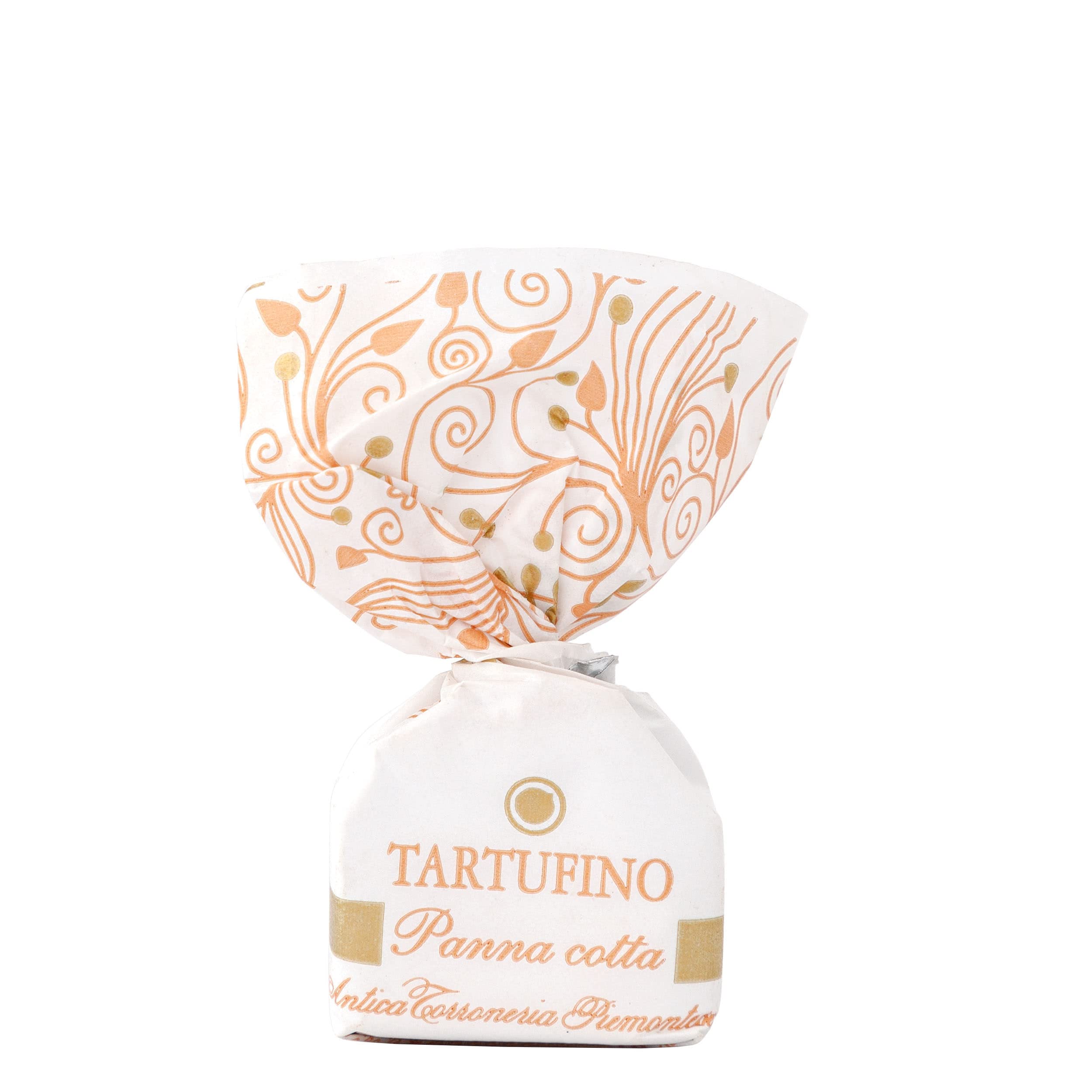GUSTONE. Tartufini Dolci Panna Cotta Antica Torroneria Piemontese 140 1kg | glutenfrei, IGP-geschützte Herkunft, Trüffel-Praline weiße, Trüffelpraline, in Handarbeit gefertigt