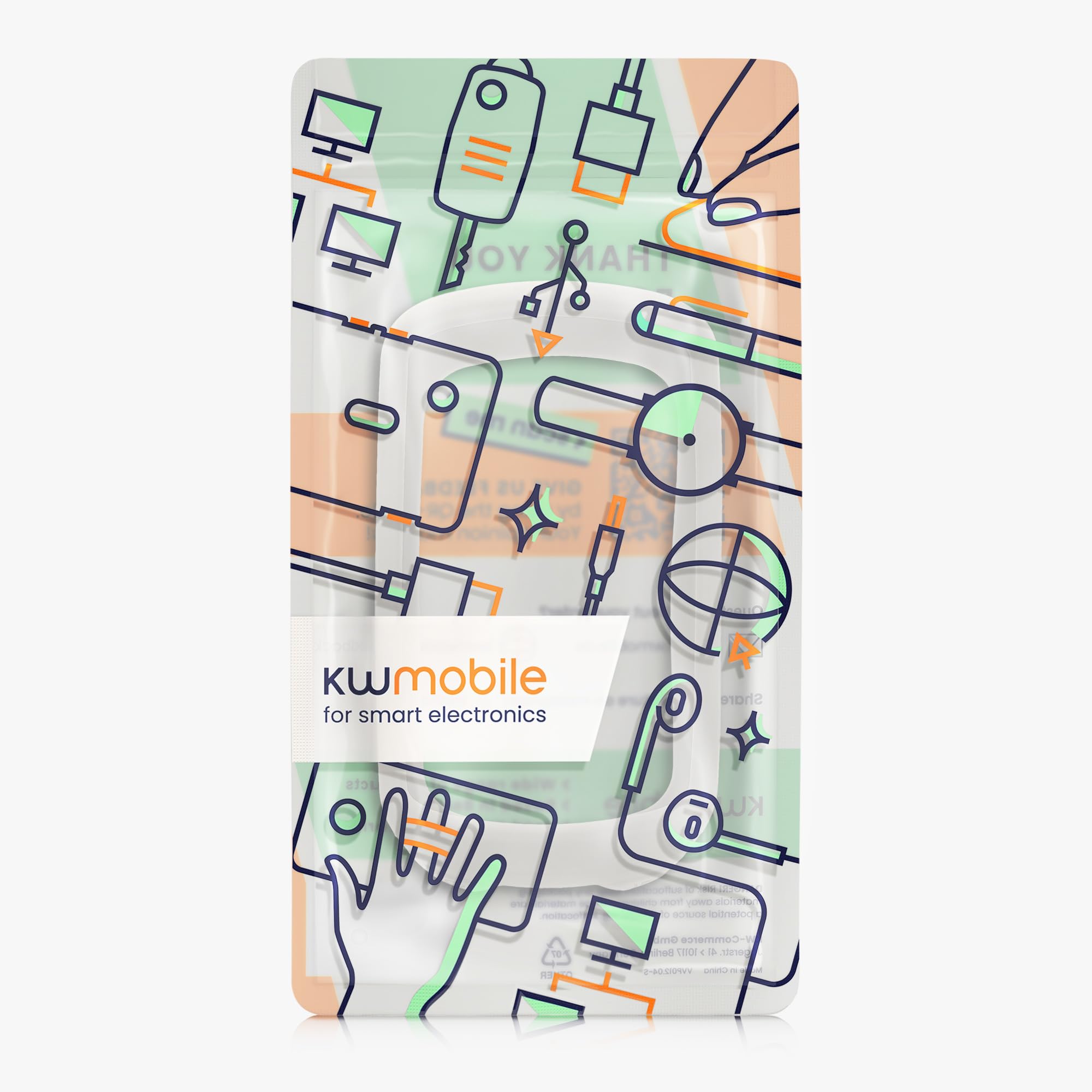 kwmobile Silikonowe etui kompatybilne z Garmin Edge Explore 2 – miękkie etui na rower GPS, ochraniacz zderzak – białe