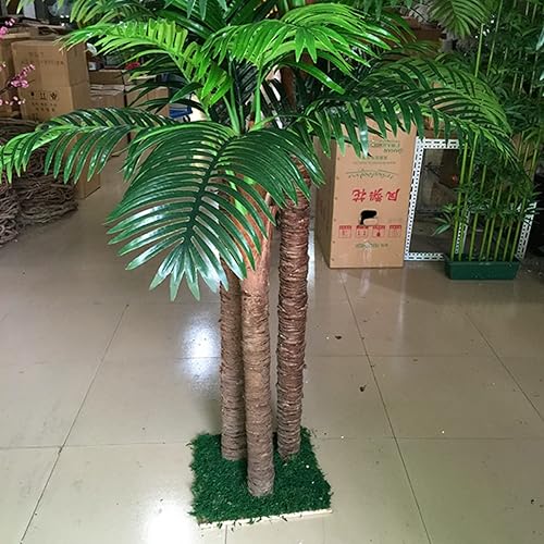 Miniatura 4 de Palmera Artificial, Cocotero Decoración Artificial Interior Y Exterior Planta Artificial Árbol Falso ES Adecuado para Playa, Centro Comercial,