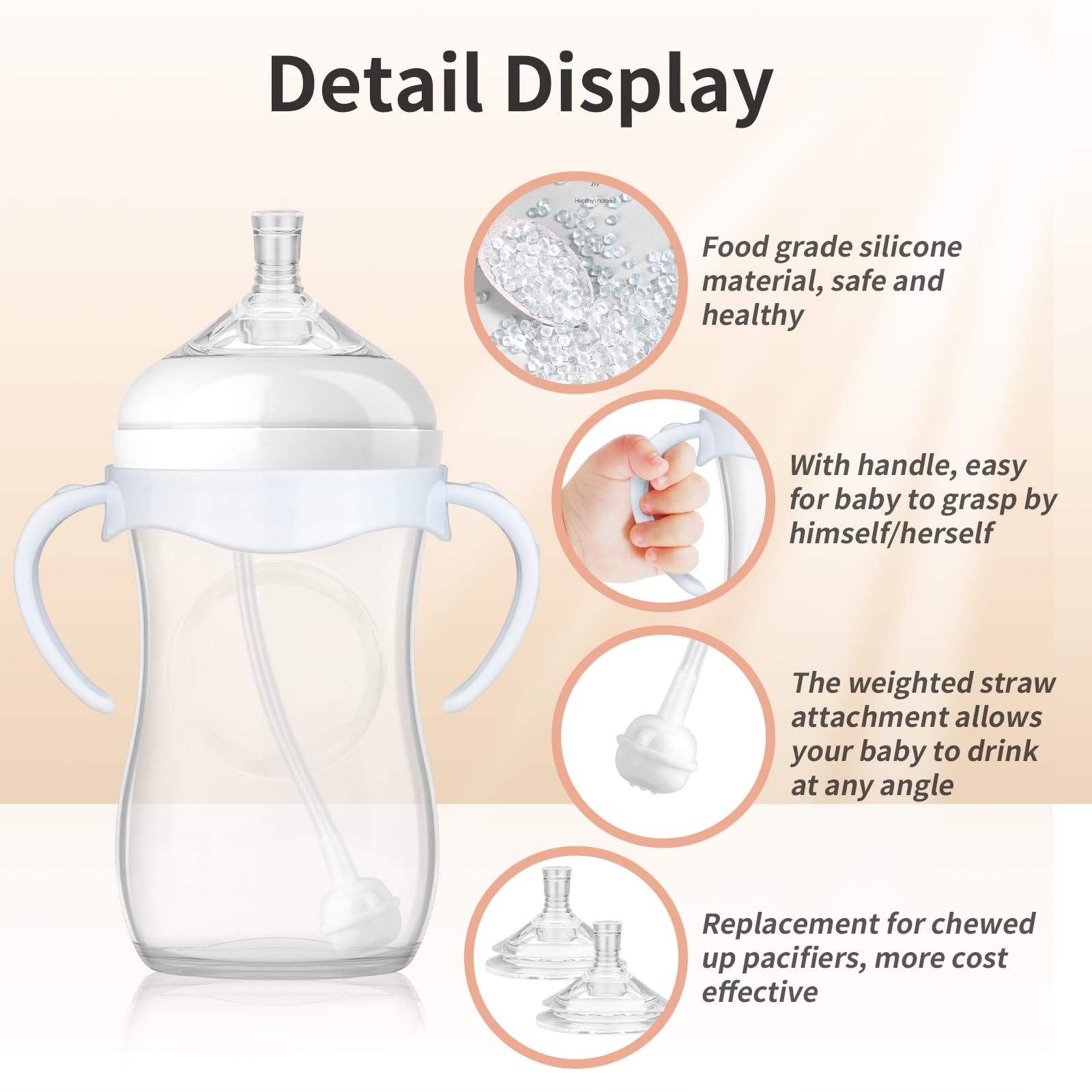 Snapklik.com : Straw Cup Conversion Kit Compatible