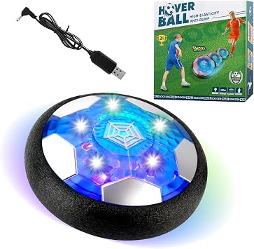 VMUTGA Ballon de Foot Flottant à LED Rechargeable VMUTGA