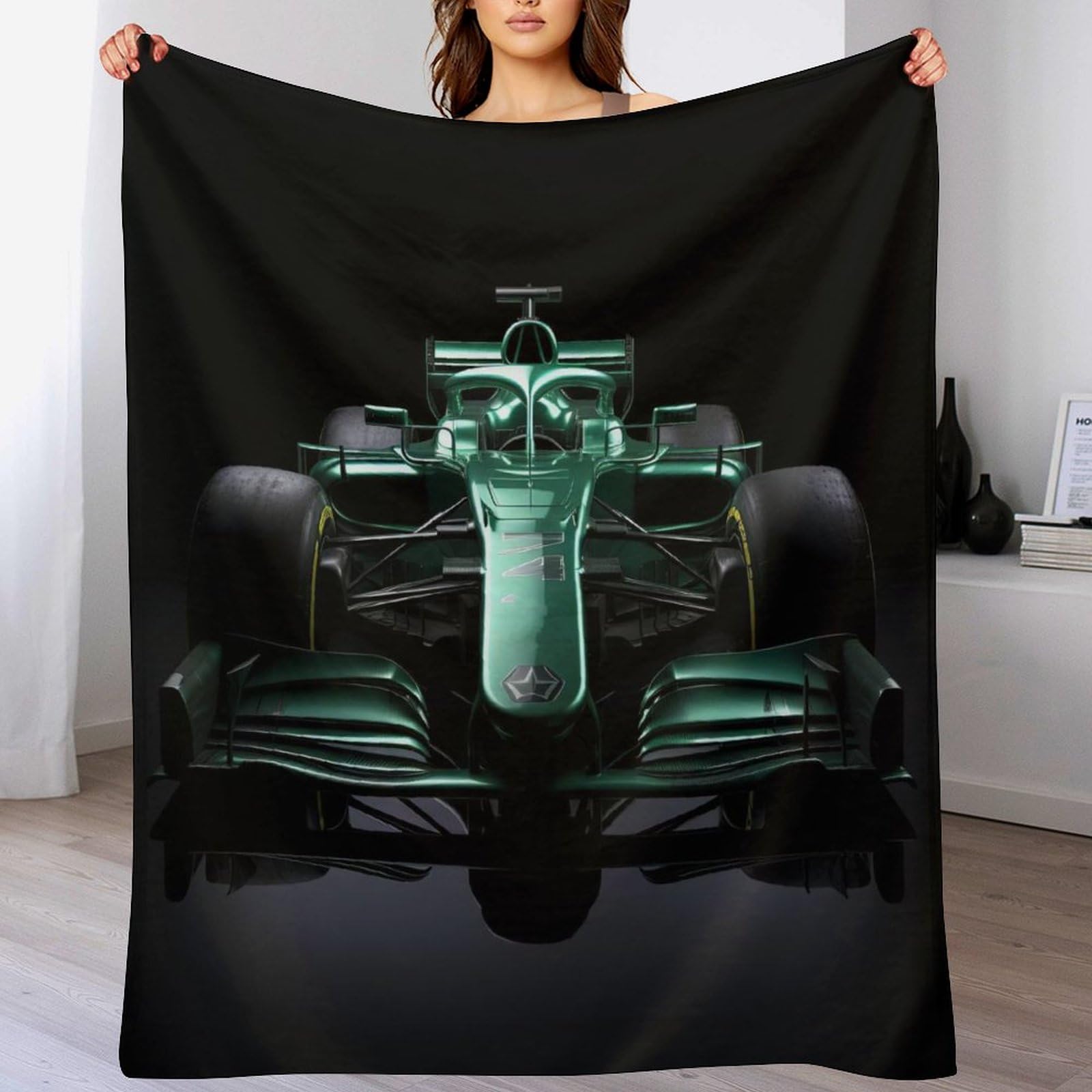 GGJJTT F1 Ultra-Soft Micro Flannel Blanket Warm Throw Blanket Home Decor for Bed Sofa Travel Quality Washable 140×180cm