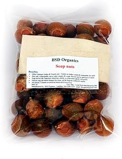 BSD Organics Soap Nuts (Reetha, Areetha, kunkudukaialu) - 500 Gm / 17.6 Oz