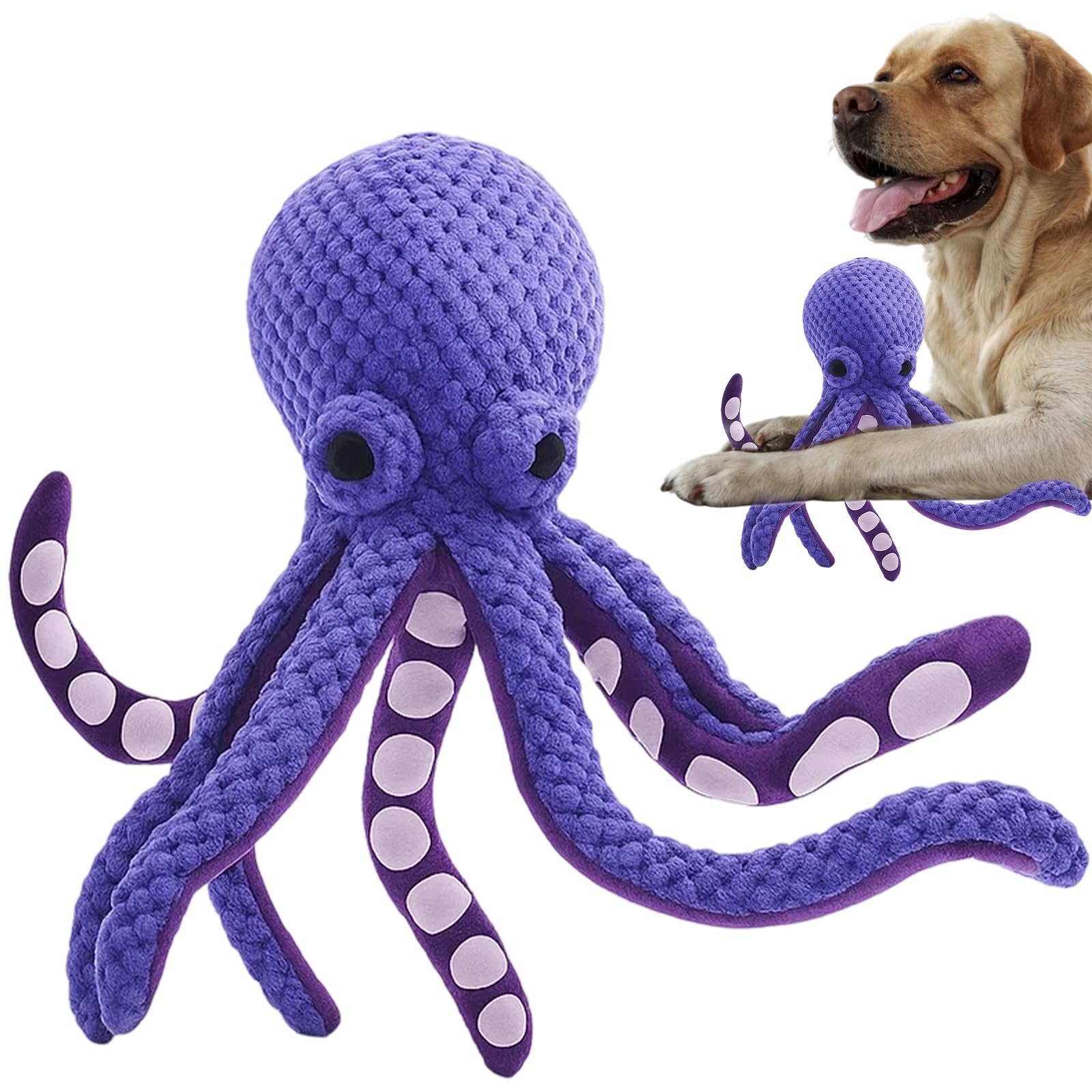 DXPETA 2025 New Octopus Dog Toy