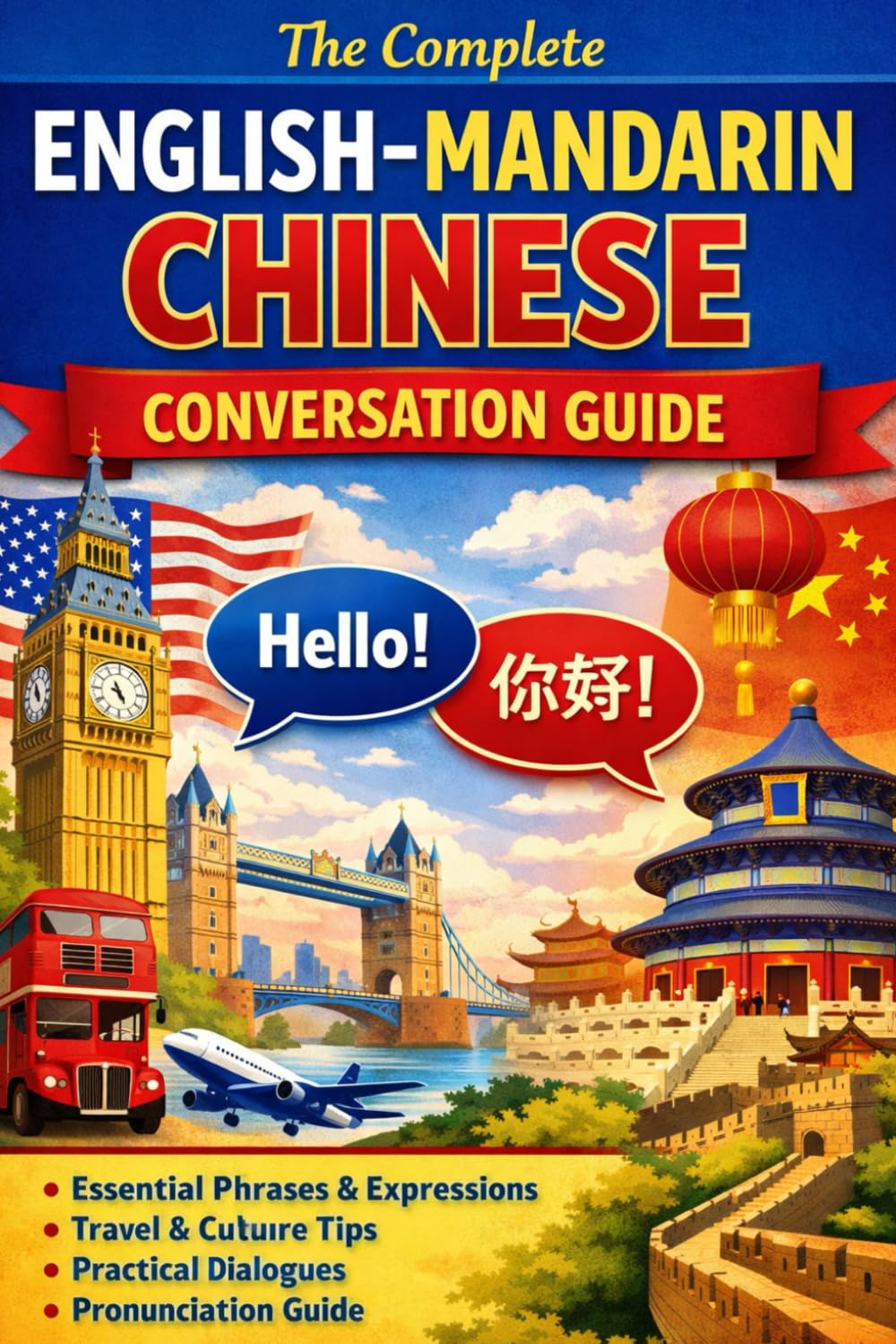 The Complete English–Mandarin Chinese Conversation Guide: Speak Naturally in China with Everyday Phrases, Travel Dialogues & Essential Vocabulary