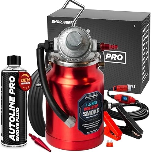 AutoLine Pro Detector de fugas de máquina de humo automotriz EVAP Probador de diagnóstico de vacío | Serie de tiendas | Fabricado en los Estados