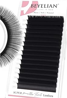 BEYELIAN - Extensión de pestañas planas, Exte...