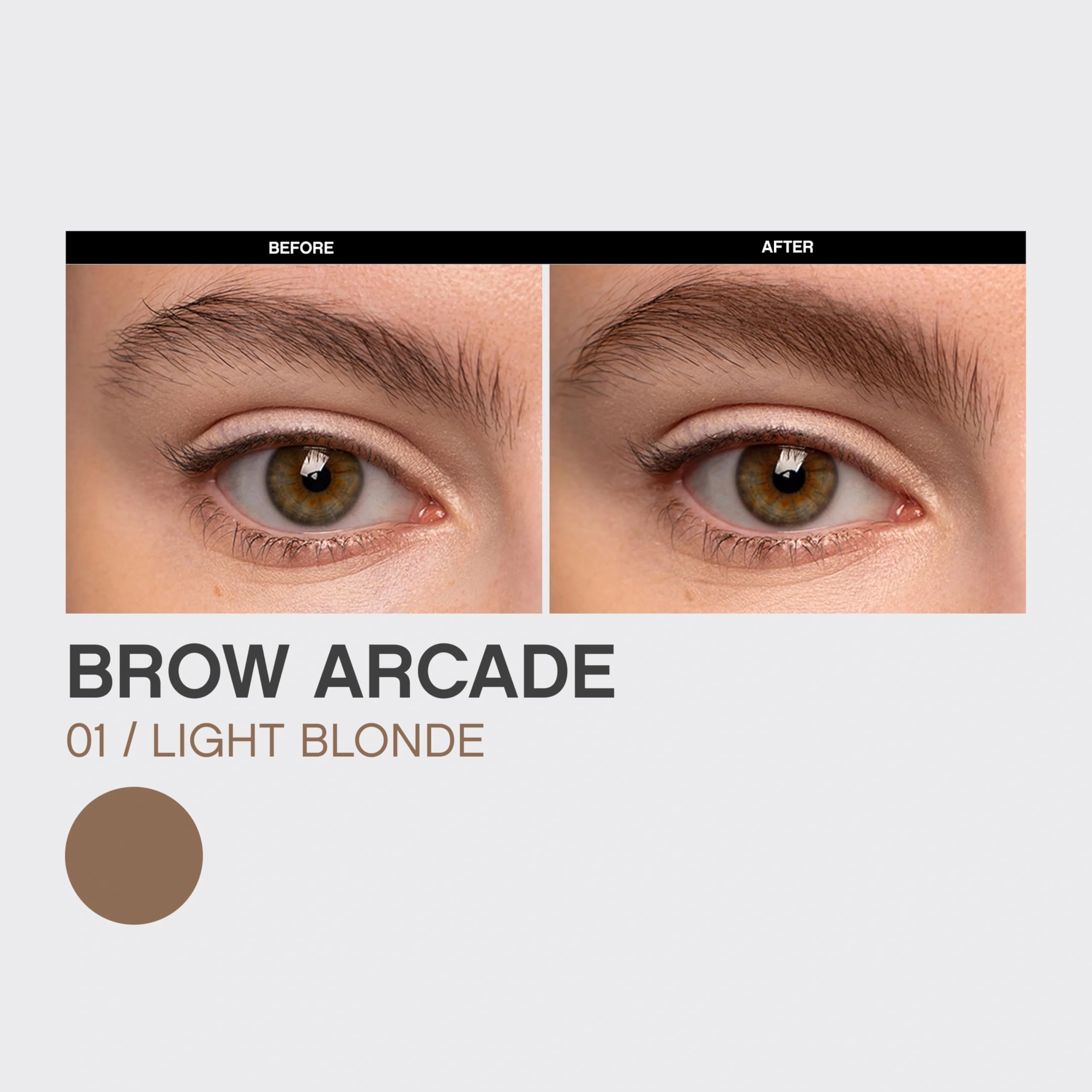 Vivienne Sabó | Brow Arcade Matita Automatica Sopracciglia 01 Light Blonde | Waterproof, Formula in Cera, Scovolino, Effetto Microblading, Lunga Tenuta, Punta Fine, Styling