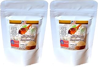 صمغ الزانثان من ايكو هيلثي، وزن 100 جم، قطعتان