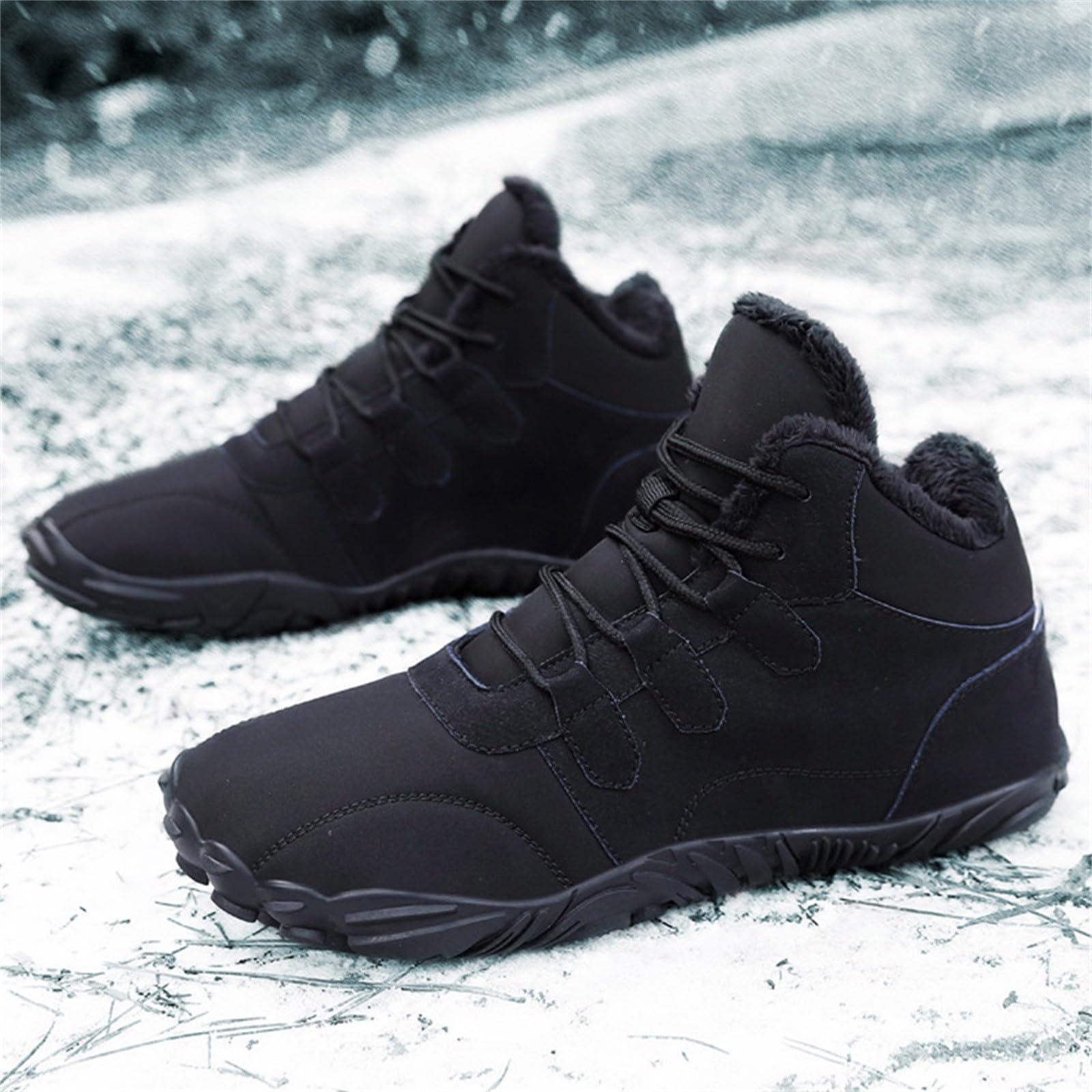 Schneeschuhe Herren Warm Winterschuhe Mit Reißverschluss Seitlich