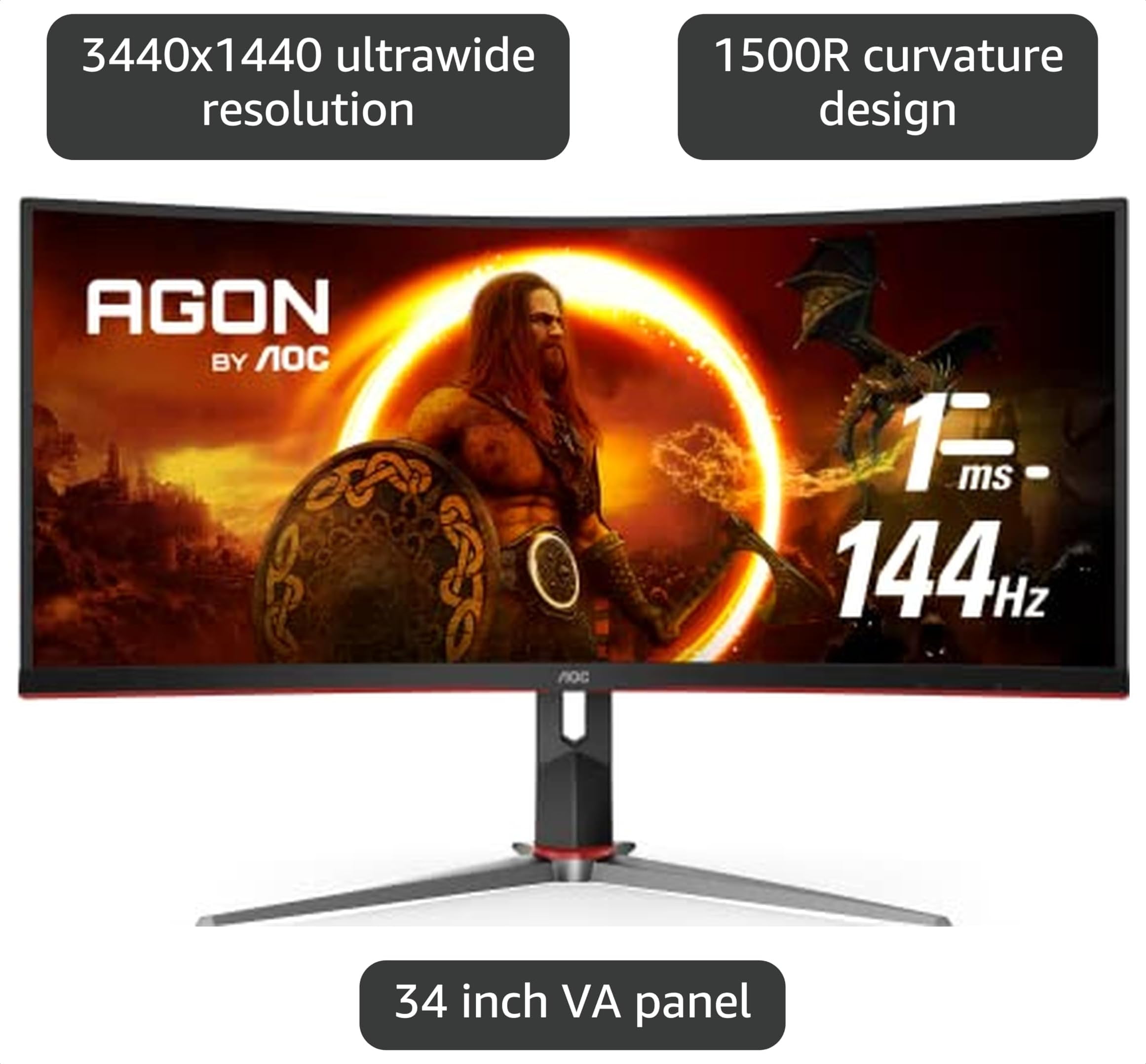 Amazon.com: AOC CU34G2X 34