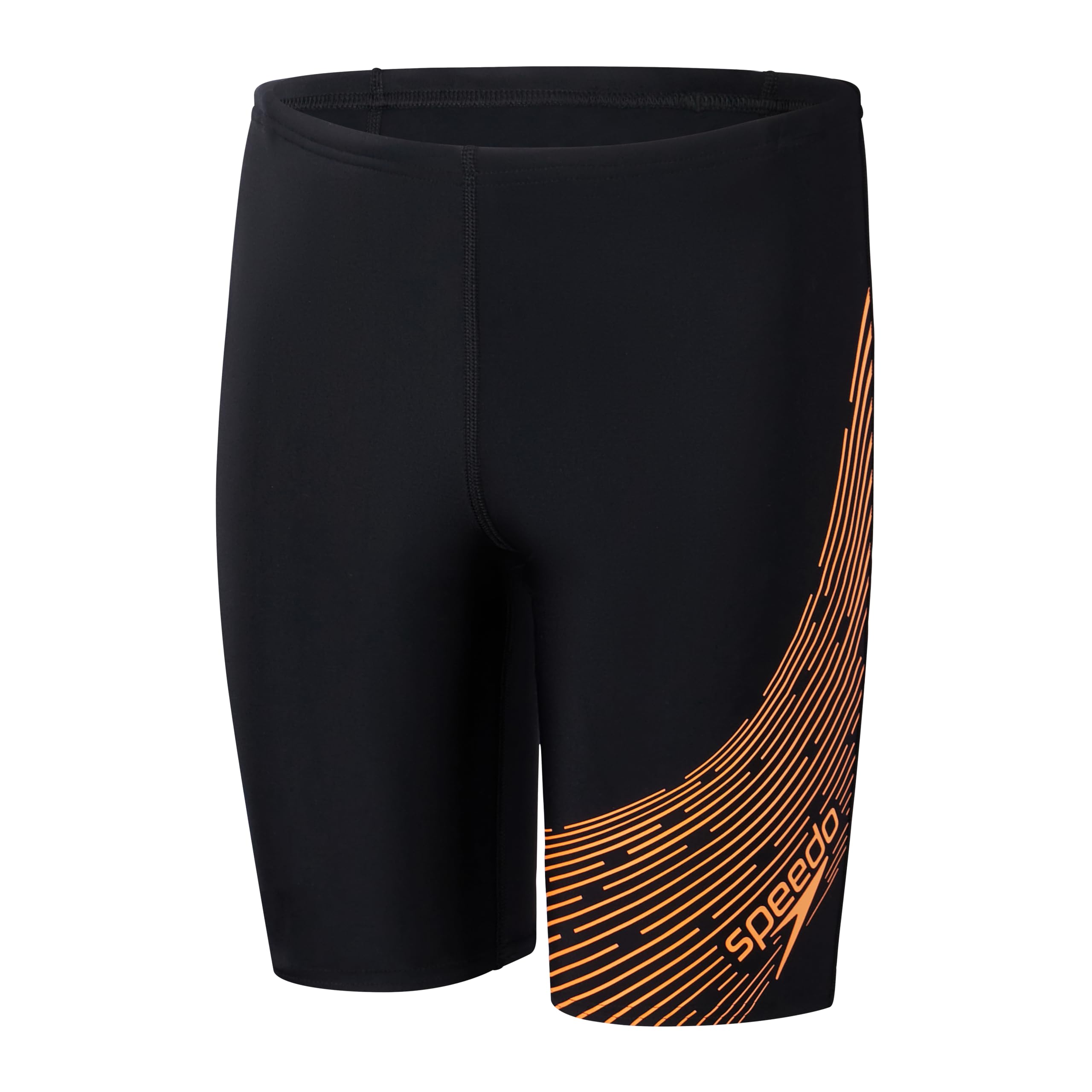 Speedo Maillot de bain pour garçon avec logo Medley Noir/orange