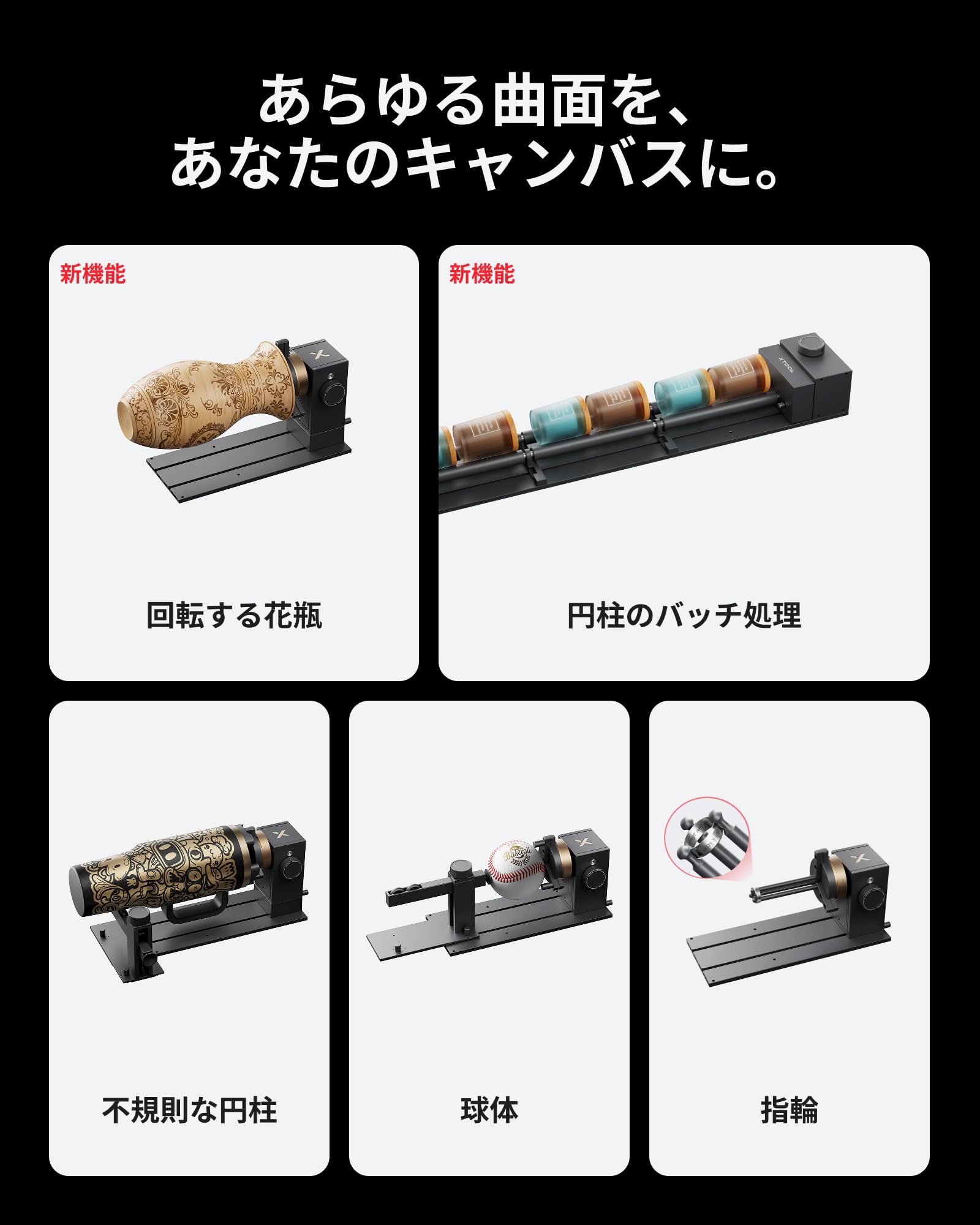 Amazon.co.jp: xTool F2 2-in-1 レーザー彫刻機 + RA3 スマート