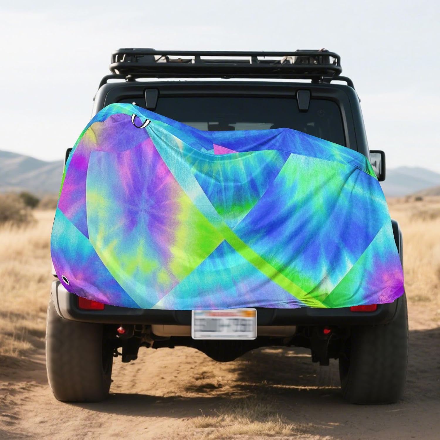 Rainbow Tie-dye Bike Cover Waterproof Electric Bike Cover Bikes Storage