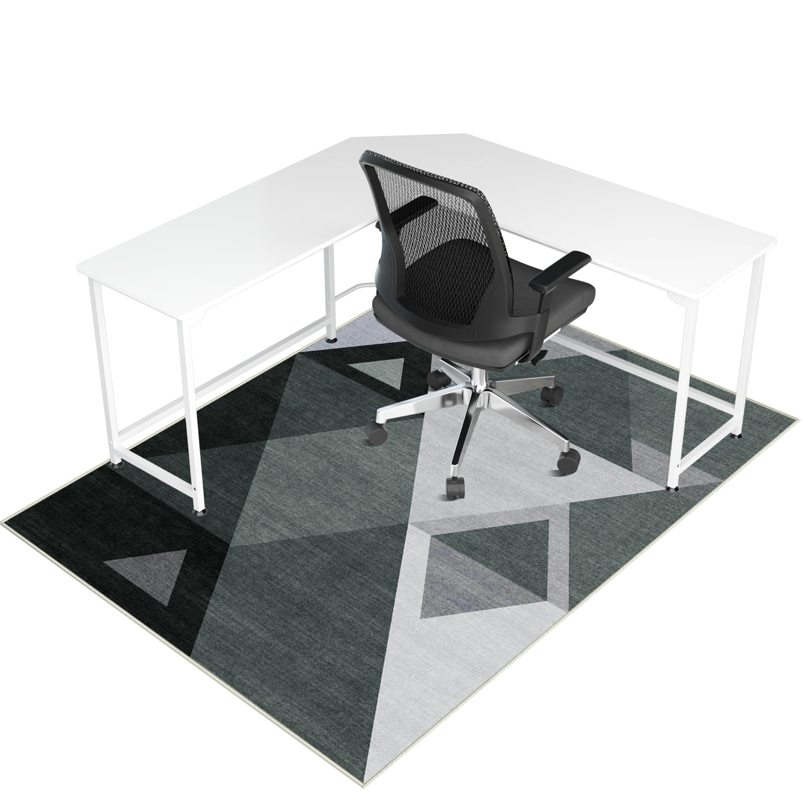 Office Chair Mat for Hardwood Floor & Tile Floor,48"X 60" Heavy Duty Desk Chair Mat for Hard Floors, Under Desk Rug for Rolling Computer Chair,Anti