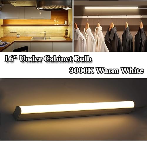 Miniatura 3 de Bombilla fluorescente de 16 pulgadas F10T5830 de repuesto para Jasco 10W 3000K lámpara blanca cálida para debajo del gabinete, accesorios de luz de