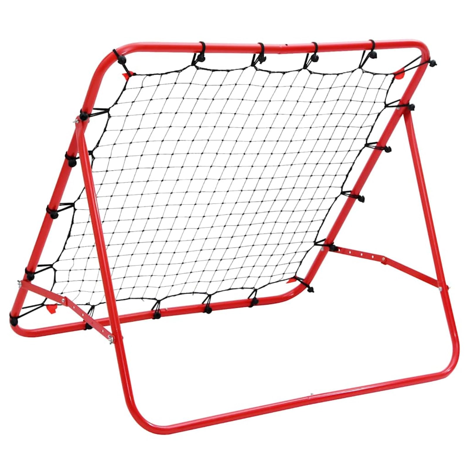 Homgoday Red de Rebote Ajustable para fútbol 100 x 100 cm Montaje Sencillo