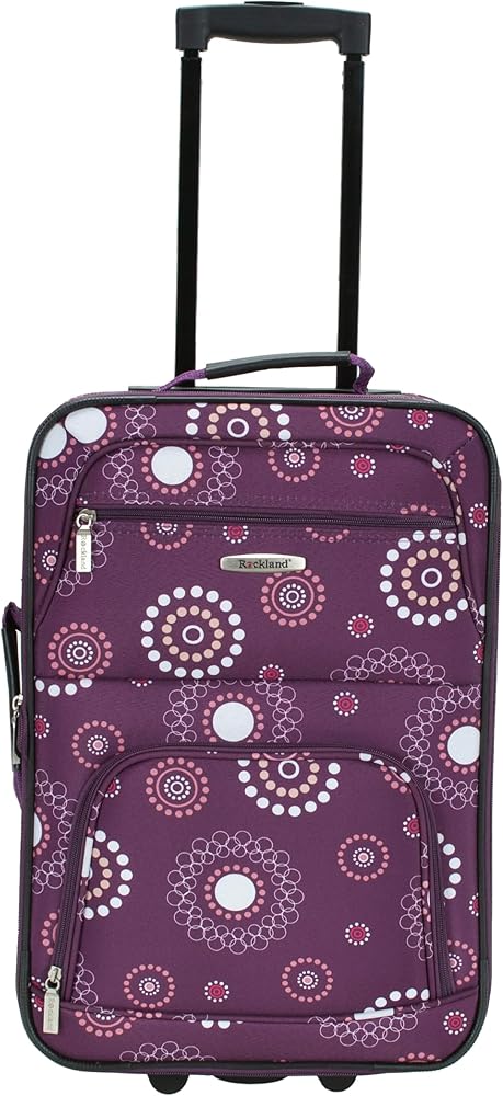 Amazon.com: Rockland Fashion Softside Upright Luggage Set
