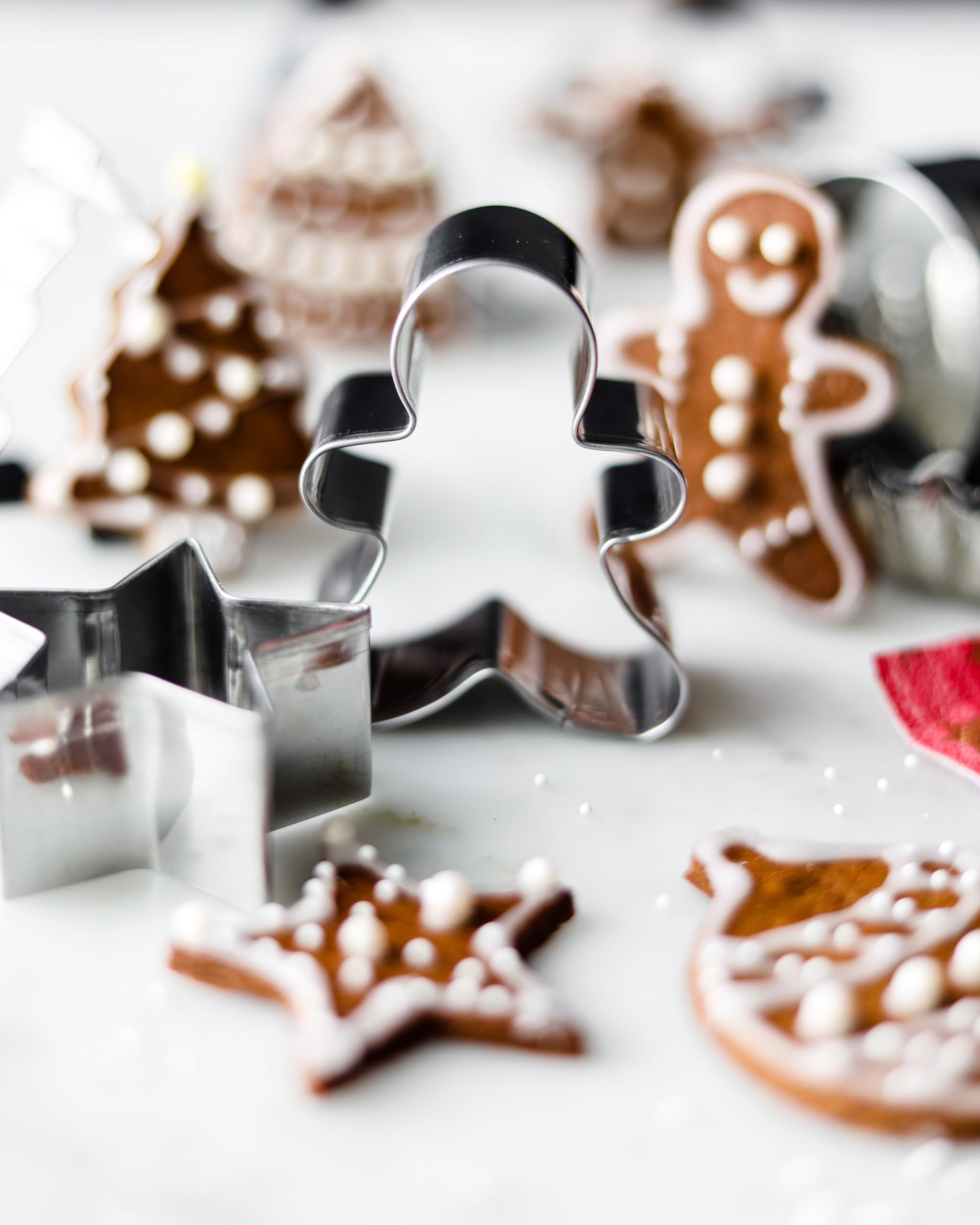 Patisse Set 6 Formine Per Biscotti In Acciaio Inox