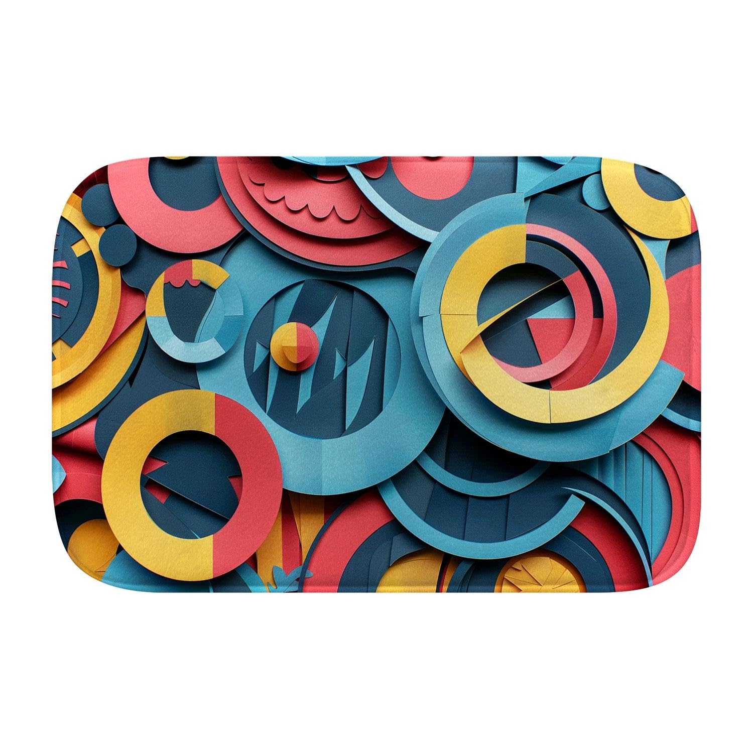 Tapis de bain mousse mémoire et microfibre absorbante anti-glisse