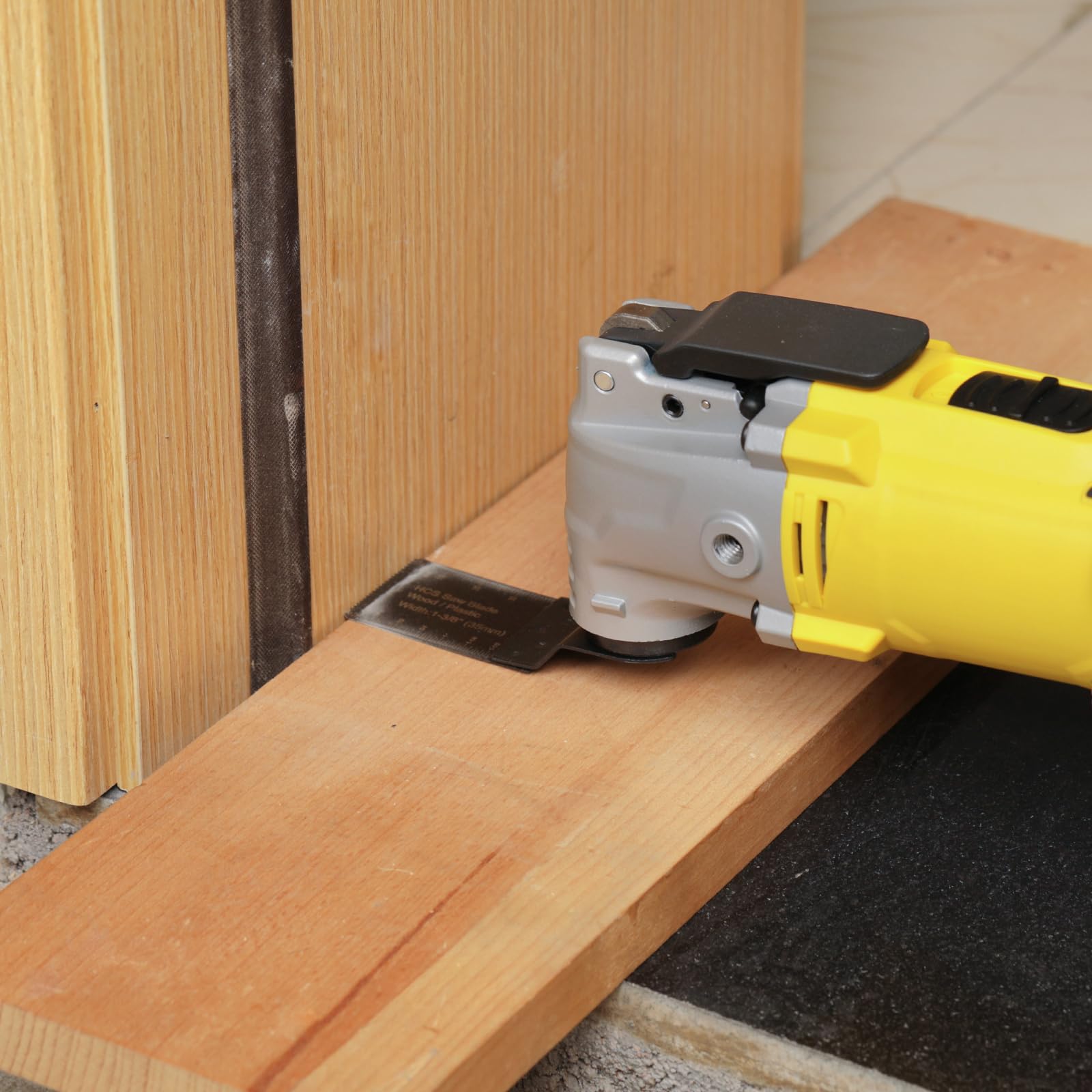 Enventor Kit de 67 Hojas para Multiherramienta Oscilante, 1-3/8"(35mm) | Compatible con la mayoría de las Herramienta Multifunción, Hojas de Sierra Oscilante para Madera, Plástico