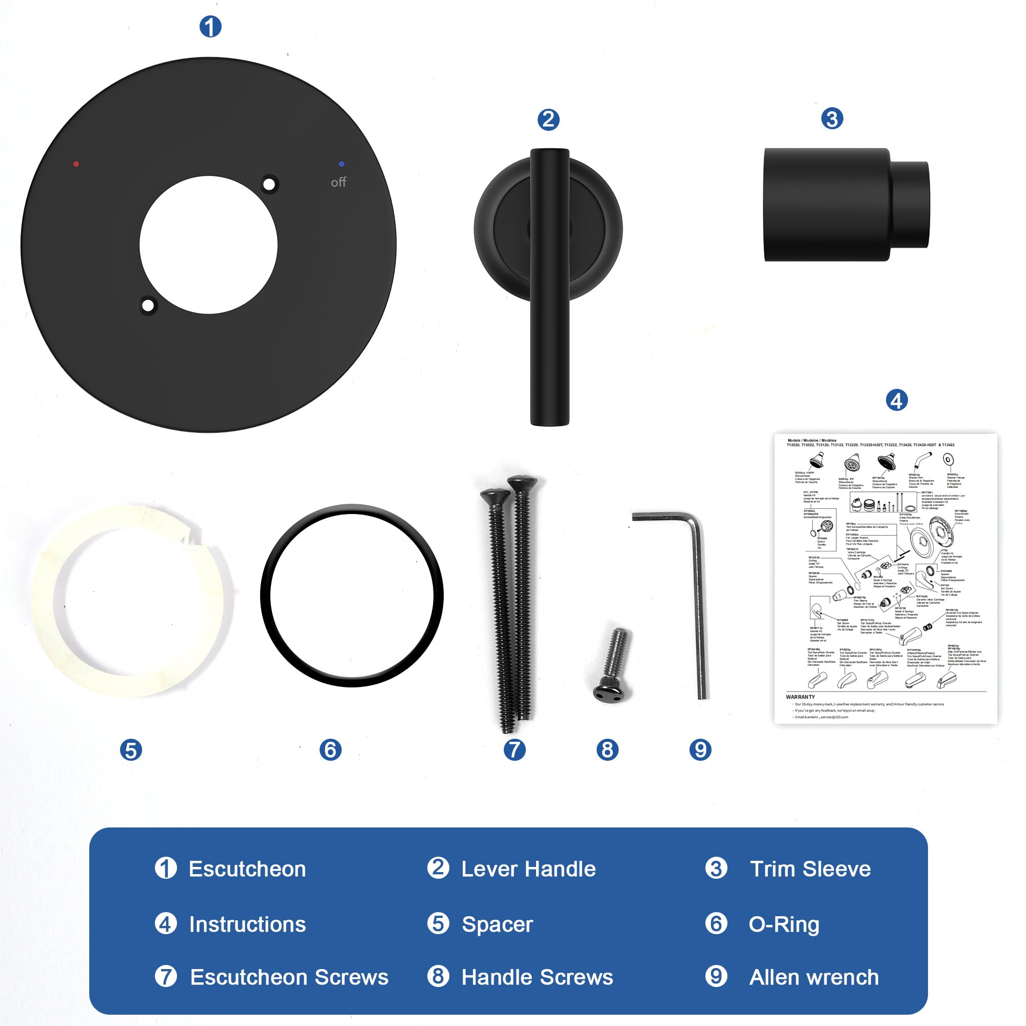 Replacement For Delta Faucet Trinsic 14 Series Single